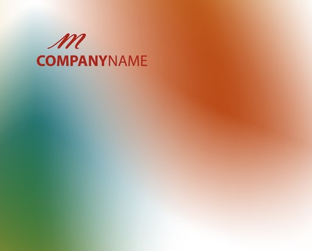 Abstract green and brown background - vector illustrationの写真素材