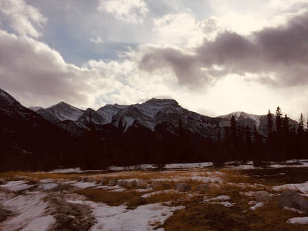 Shoot of the Rocky Mountains in Alberta