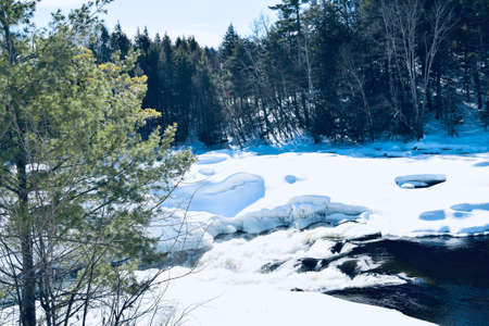 The Darwin waterfalls in southern Quebec