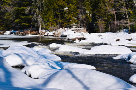 The path of the Northern riverの写真素材
