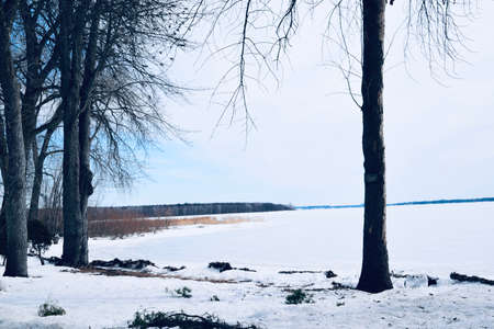 Scenic view of the regional county of Argenteuil in Quebecの写真素材