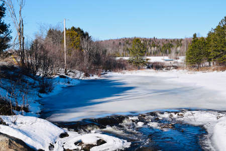 The Road of Summits in southern Quebecの写真素材