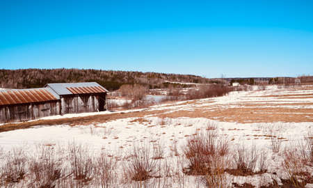 The Road of Summits in southern Quebecの写真素材
