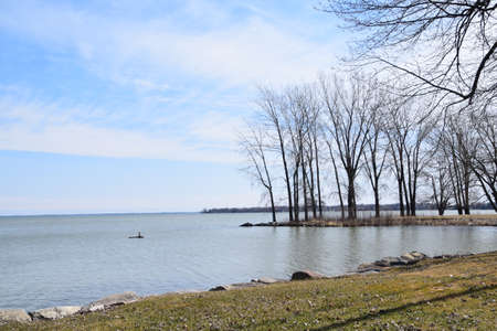 The shores of Perrot island near Montreal