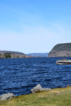 The scenic St-Maurice river in Quebec