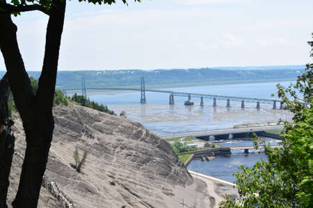 Montmorency waterfall in southern Quebec