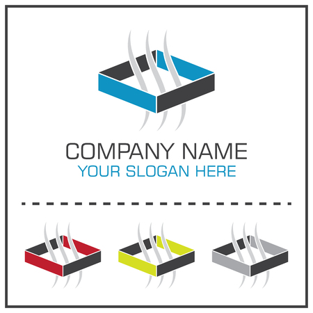 HVAC Ventilation / Air Transfer System icon for Conditioning Companyのイラスト素材