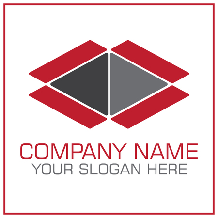 Open Box Vector Logo For Moving / Transportation Companyのイラスト素材