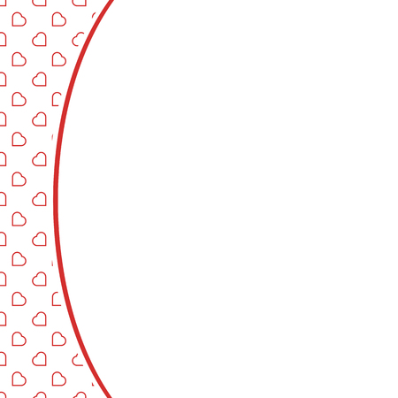 Red Hearts Seamless Love Background Pattern for Valentine's or Mother's Woman day for banner romantic cards wrapping paper decoration . Birthday , wedding and marriage designs.のイラスト素材