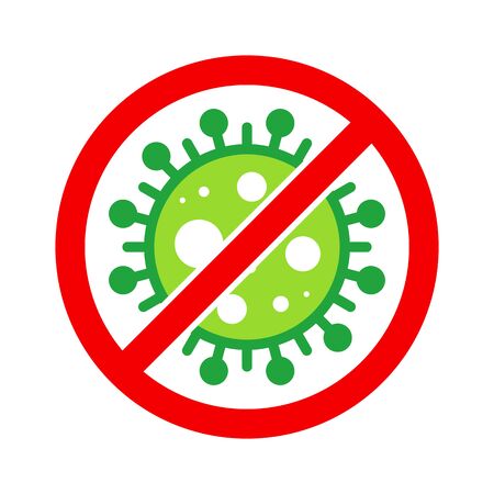 Corona Virus, nCOV, MERS-CoV Middle East Respiratory Syndrome Coronavirus Stop, Block, Anti Stamp. Vector 2019-2020. Warning Sign, Protection Symbol, Risk Zone.のイラスト素材