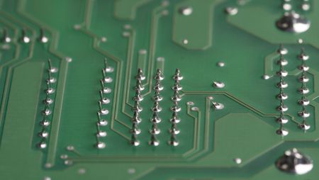 Computer circuit board with electric components