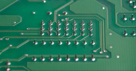 Computer circuit board with electric components