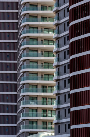 Modern office and home building details. Luxury architecture real estateの写真素材