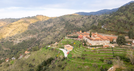Christian orthodox monastery of Machairas. Holy places cyprus.
