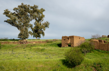 Old deserted abandoned village.. Troodos mountains Cyprusの写真素材
