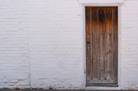 Traditional English house front entrance