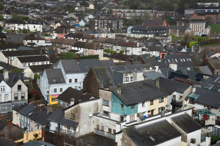 Rooftops of cork city Ireland europe