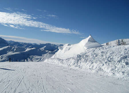 Alpine ski slope