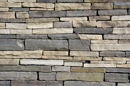 Closeup view of stone wallの写真素材
