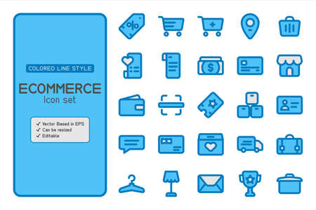 Set of work from home icons with line style and vector based. It can use for your business or others. it contains computer icons, ideas, delivery, laptop, wifi and more.のイラスト素材