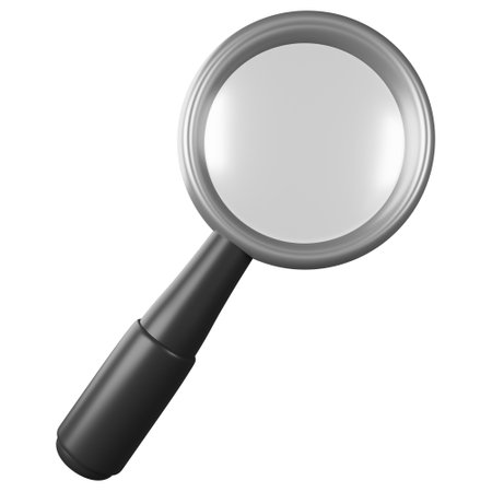 A 3d magnifier, search illustration or icon, It can use for web, app and more.の写真素材