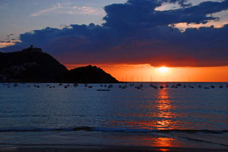 Sunset In Spainの写真素材