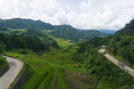 Road in the mountainsの写真素材