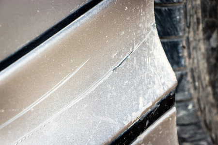 Close-up scratch car