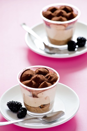 Photograph of a tasty cheesecake dessert on a plateの写真素材