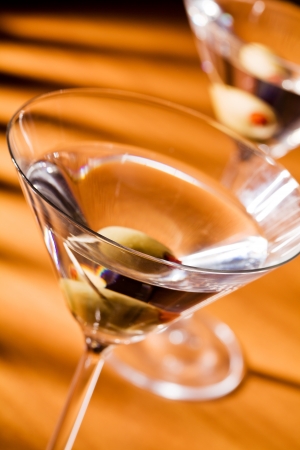 Close up photograph of an ice cold cocktailの写真素材