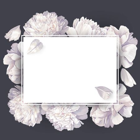 Template for sale, posters, invitations for parties, events, petals. Create your design using these trendy element.のイラスト素材