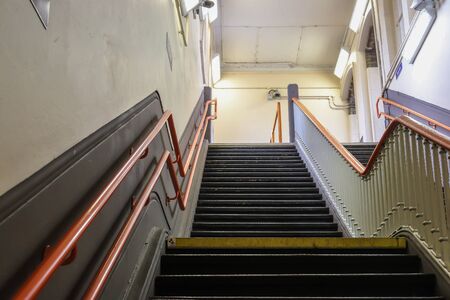 Close up view on different stairs all over Europeの写真素材