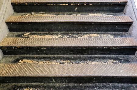 Close up view on different stairs all over Europe