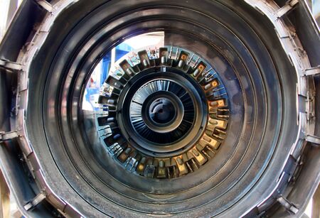 Wheels and tires out of steel and rubber from old cars and vehiclesの写真素材