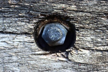 Detailed close up on wooden planks and weathered wood textures