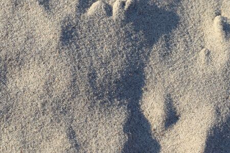Detailed close up view on sand on a beach at the baltic sea