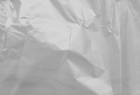 Beautiful close up view at an empty plastic film texture on a white background