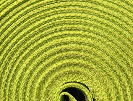 Detailed close up view on samples of cloth and fabrics in different colors found at a fabrics market.の写真素材