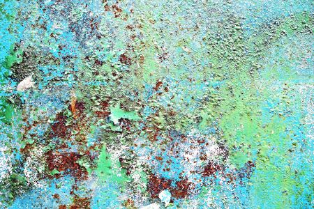 Detailed close up surface of rusty metal and steel with lots of corrosion in high resolution.