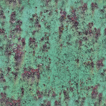 Photo realistic seamless texture pattern of rusty metal in high resolutionの写真素材