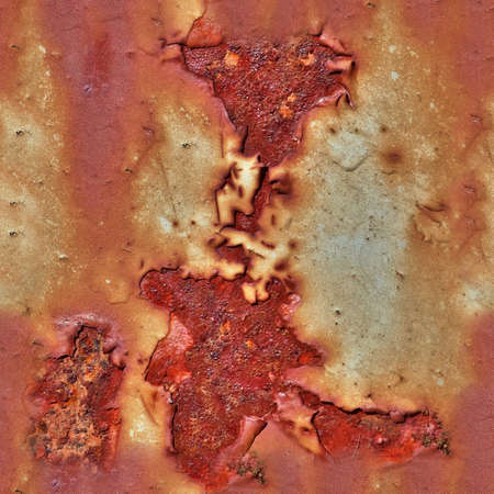 Photo realistic seamless texture pattern of rusty metal in high resolution