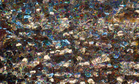 Close up detailed view on plastic foil and plastic surfaces in high resolutionの写真素材