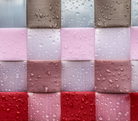 Close up detailed view on plastic foil and plastic surfaces in high resolution