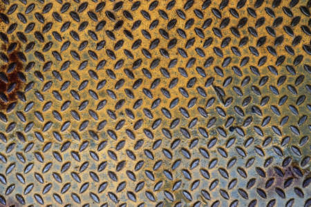 Detailed close up view on metal and steel surfacesの写真素材