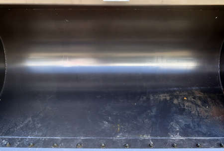 Detailed close up view on metal and steel surfaces