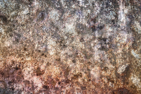 Vintage background, copy space. Stone and metal texture, text place template
