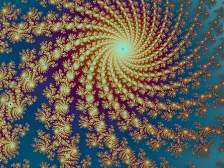 Beautiful zoom into the infinite mathemacial mandelbrot set fractalの写真素材