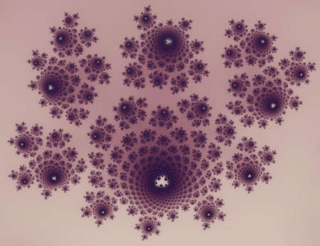 3D-Illustration of a zoom into an infinite mathematical fractal set