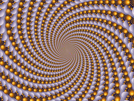 Beautiful zoom into the infinite mathematical mandelbrot set fractalの写真素材