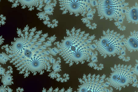 Beautiful zoom into the infinite mathematical mandelbrot set fractalの写真素材